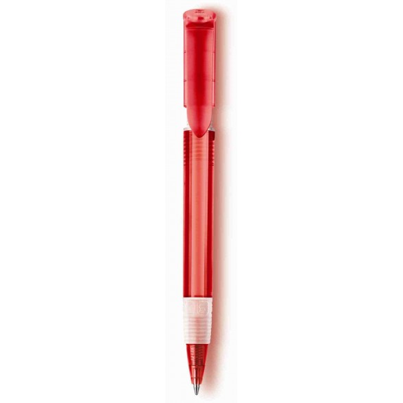 Bolígrafo publicitario plástico S40 Grip Clear / Bolígrafos Promocionales