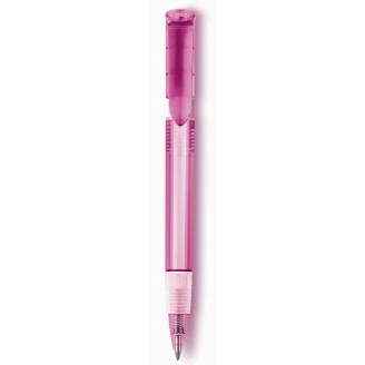 Bolígrafo publicitario plástico S40 Grip Clear / Bolígrafos Promocionales