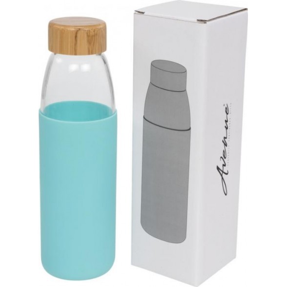 Botella agua deportiva tapón maderav 540 ml