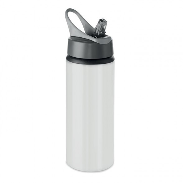 Botellas Agua Aluminio 600 ml con Pajita Alf / Bidones Personalizados - ▷  Creapromocion