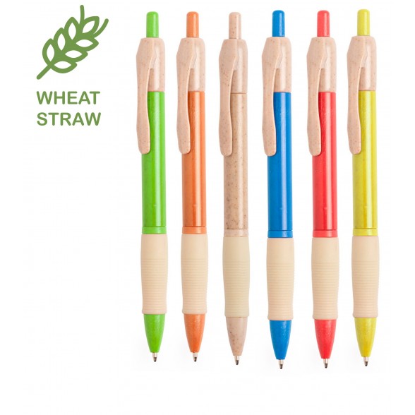 Bolígrafo de caña de trigo Eco / Bolígrafos Ecologicos Personalizados