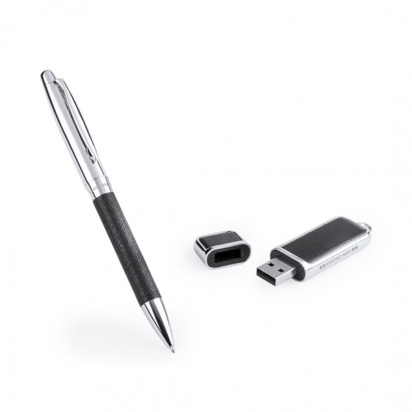 Set Memoria USB y bolígrafo Antonio Miro / Pen Drives Personalizados