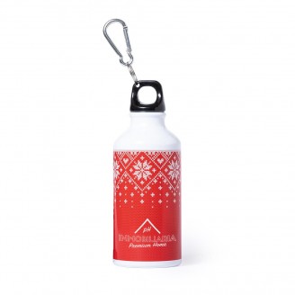 Bidones Agua 400 ml con decoración navideña personalizadas con tu logo