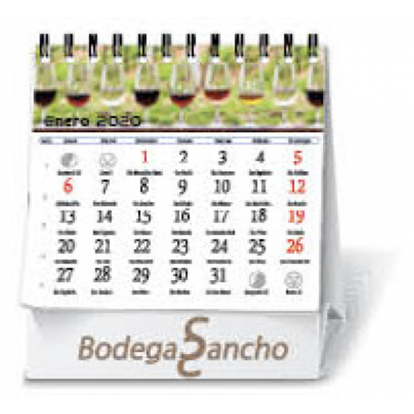 Calendario personalizados sobremesa 11x14 cm
