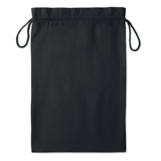 Bolsa algodón para regalos 30x47 cm color negro