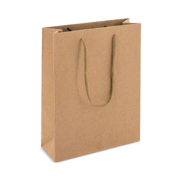 Bolsas cartón personalizables con asa cordón