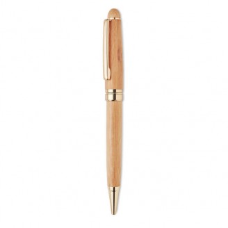 Bolígrafo madera de bambú con estuche bambú