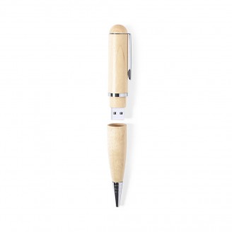 Bolígrafo USB 16Gb de madera