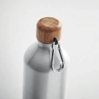 Botella de agua de aluminio y bambú 800 ml