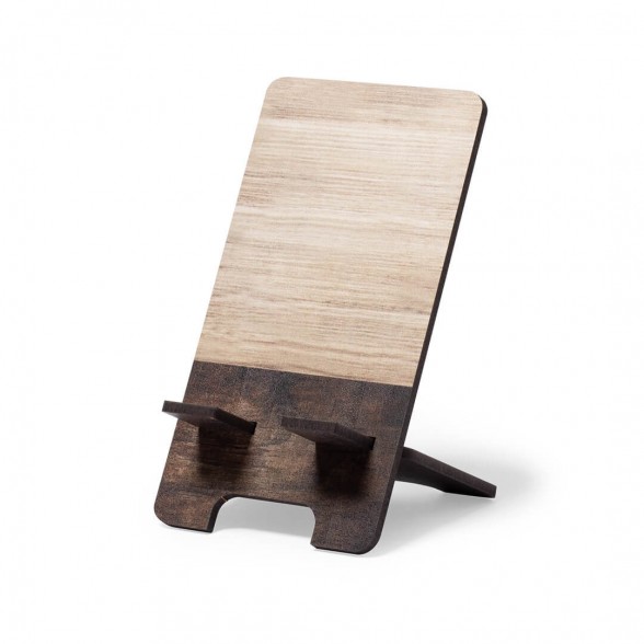 Soportes para smartphone de madera personalizados para merchandising - ▷  Creapromocion