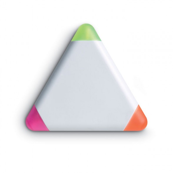Marcador triangular con 3 colores