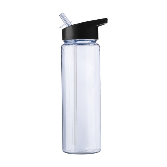 Botellas de agua RPET de 750 ml con pajita personalizadas con tu logo - ▷  Creapromocion