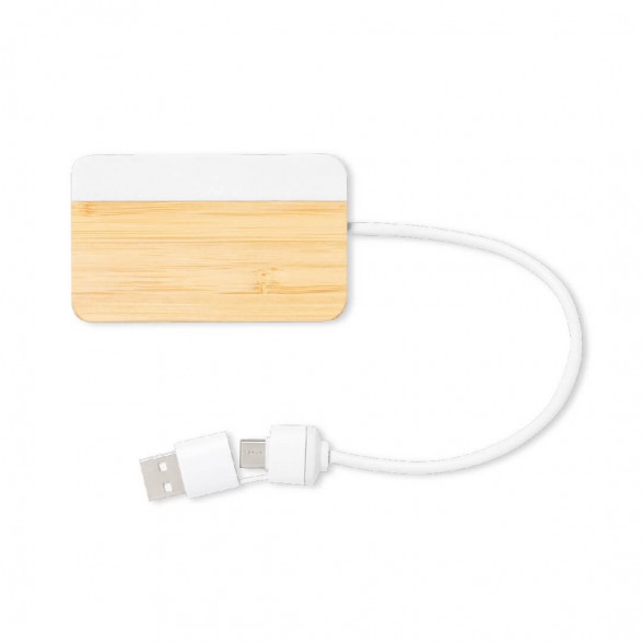 Puerto USB 2.0 de bambú y extracto de mármol