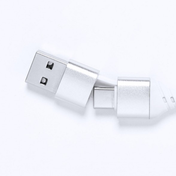 Puerto USB 2.0 de aluminio con entrada dual
