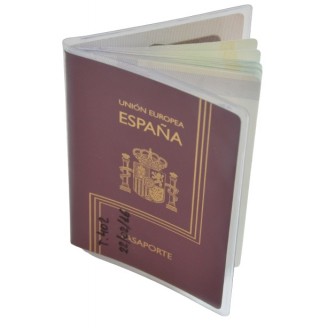 Funda pasaporte PVC personalizada