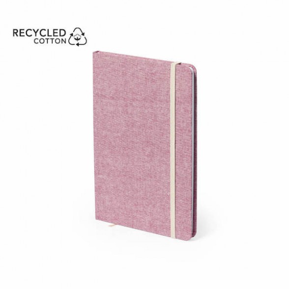 Cuaderno A5 tapas algodón reciclado