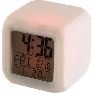 Reloj sobremesa despertador con temperatura