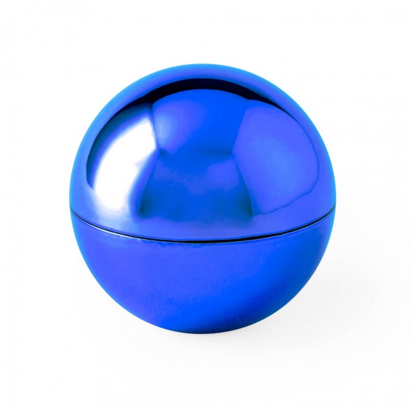 Bálsamo labial en esfera color metalizado