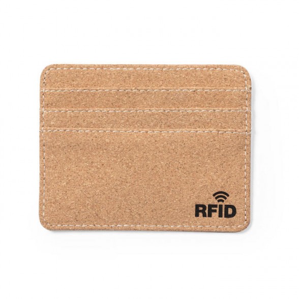 Tarjetero de corcho protección RFID