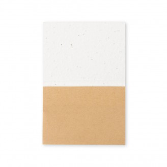 Bloc de notas adhesivas tapas de papel de semillas