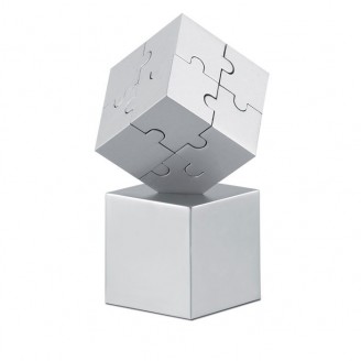 Trofeo puzzle 3D metálico