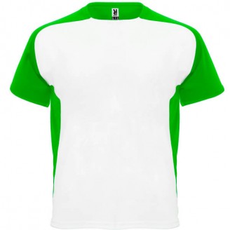Camiseta técnica 140 gr mangas y laterales contrastados Roly