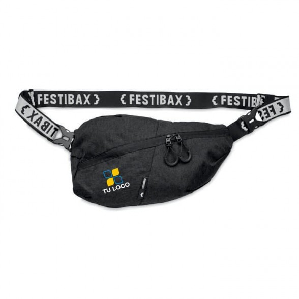 Riñoneras Festibax personalizadas con tu logo para regalar en eventos y conciertos