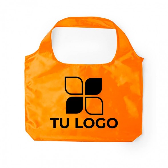 Bolsas plegables de poliéster personalizadas con tu logo para merchandising