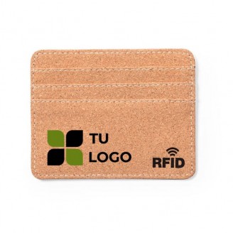 Tarjetero de corcho protección RFID