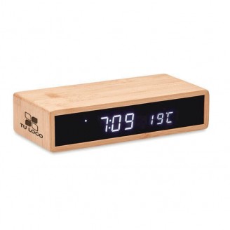 Cargadores inalámbricos multifuncional con reloj despertador para promociones