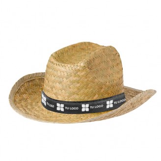 Sombrero de paja con cinta interior