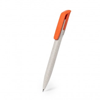 Bolígrafos de caña de trigo con clip de color personalizables