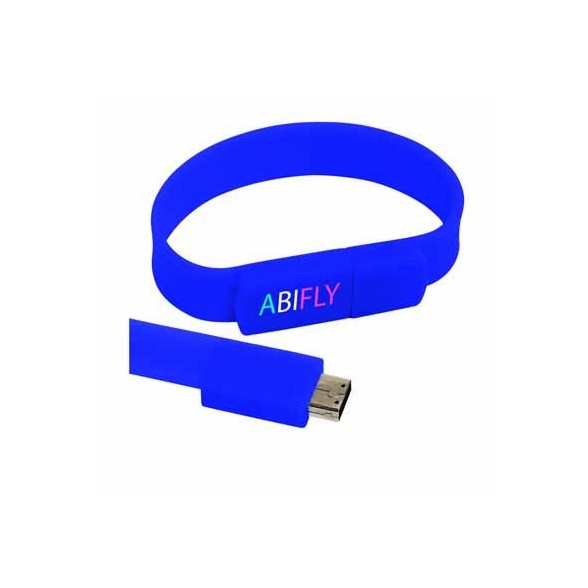 Memoria USB 2.0 pulsera silicona para publicidad / USB Personalizadas
